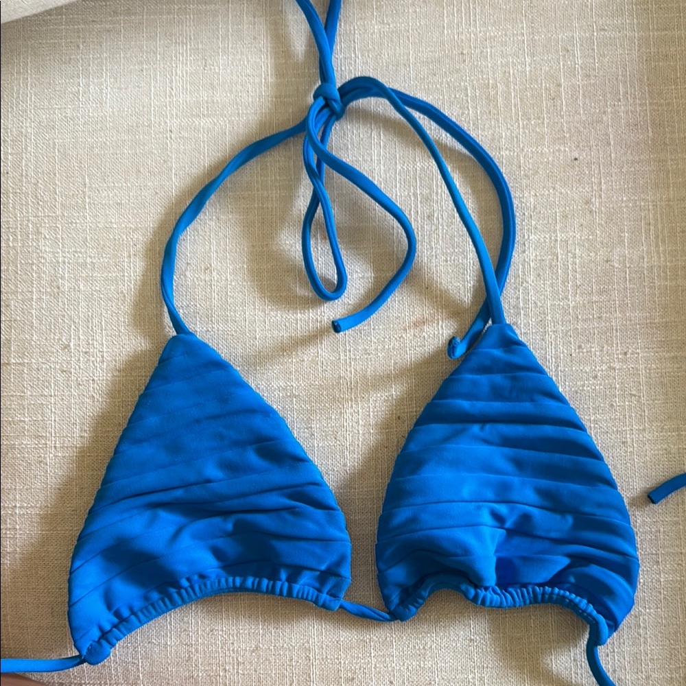 Mikoh Blue Bikini Top